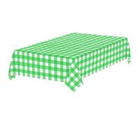 Gingham Tablecloth, Oktoberfest Plaid, Thickened Fabric Design, Oil-Proof Surfaces Feature, Party Decor Cover for Outdoor Holiday Birthday Backyard Picnic Wedding Patio Backdrop 53.94x97.24in