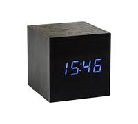 Gingko Cube LED Click Clock Réveil avec son d'activation (heure, date et température)
