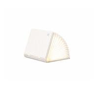 Gingko Super Mini lampe de lecture intelligente - Édition Palm (Blanc lunaire) | Lampe de lecture LED portable rechargeable USB-C - Design magnétique pliable - Lampe de lecture d'ambiance chaude