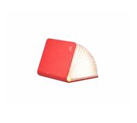 Gingko Super Mini lampe de lecture intelligente - Édition Palm (rouge corail) | Lampe de lecture LED portable rechargeable USB-C - Design magnétique pliable - Lampe de lecture d'ambiance chaude