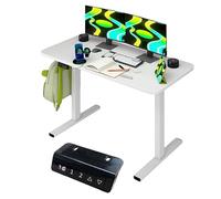 Ginhow Bureau Assis Debout électrique, Table Gaming, Bureau Gaming 120x60 au Design Moderne avec Moteur Silencieux
