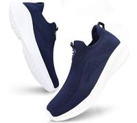 Giniros Baskets et Chaussures de Sport Homme Tennis Respirant Légères et Confortables de la Mode de Marche Fitness Running Tennis Outdoor Gym Jogging Sneakers Hommes, Bleu 42EU