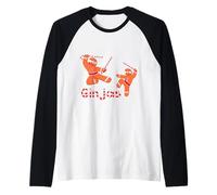 Ginjas Fun Ninja Bonbon en Forme de Bonbon pour Homme/Femme Manche Raglan