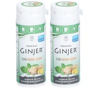 Ginjer - Chewing-gum gingembre menthe sans sucre Gummies 2x30 g