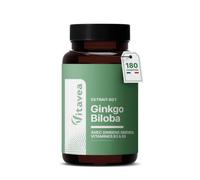 Ginkgo Biloba - 100mg Extrait 60:1 - Mémoire et Concentration - 2 Mois | Soutien Mémoire et Circulation - Synergie Ginkgo Biloba + Ginseng Sibérien - 180 Comprimés - Fabriqué en France - Vitavea