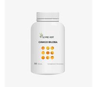 GINKGO BILOBA - 50 gélules - Le Pré Vert - Bonne mémoire Concentration - Bon équilibre mental - Marque Française