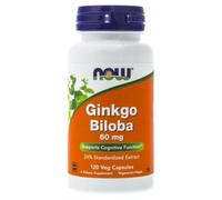 Now Foods Ginkgo Biloba (Ginkgo biloba) 60 mg, 120 capsules
