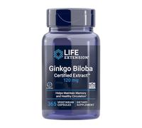Ginkgo Biloba, extrait certifié, 120mg - 365 vcaps