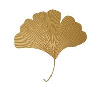 Ginkgo Leaf Wall Art | Elegant Iron Metal Wall Decor for Living Room/Bedroom/Dining Room | DIY Modern Hanging Decorations, Fadeless Home Art