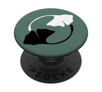 Ginkgo Vert Sauge Feuilles Gingko Arbre Maidenhair Tree PopSockets PopGrip Adhésif