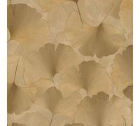 Ginko Dream Doré Vinyle Peint Erismann 1047030 Moderne Texturé Feuille Design