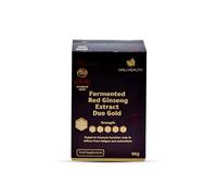 GINLAC DUO GOLD Panax Ginseng Rouge - Extrait Fermenté | vrai ginseng coréen | ginsénosides Rg1, Rb1 et Rg3 : 12mg/g 70%, Extrait de ginseng rouge fermenté 30%, 50 mg