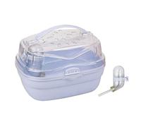 GinMimi Cage de transport pour hamster avec bouteille d'eau pour petit animal de compagnie