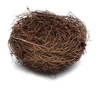 GinMimi Maisons de nidification en rotin tissé à la main pour l'extérieur, petit pinson, décoration de fenêtre de jardin, fournitures pour animaux de compagnie pour chiens