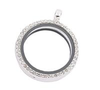 GinMimi Médaillon photo incassable avec fermeture solide - Design étanche - Idéal pour les styles de vie actifs, décontractés ou formels, taille unique, Comme décrit, Comme décrit.