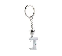 GinMimi Porte-clés élégant sur le thème du café miniature, accessoire authentique pour les amateurs de mode, cadeau pour les amateurs de mode, Ek43 Blanc, taille unique