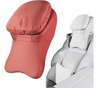 GinnYann Aviation-Grade PU Leather Car Headrest, 100% Memory Foam Headrest Cushion for Cars, SUV, Sedan & Office Chair Ergonomic Design Neck Support Pillow Universal Type (Neck Pillow F)