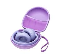 Ginsco Coque rigide compatible avec les casques Bluetooth Beats Solo 4/3/Studio Pro/Studio 3, avec Soundcore/BERIBES/TOZO/KVIDIO/SNOY MDR7506/ATH M30X, étui de transport pour casque de voyage (violet)