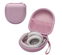 Ginsco Coque rigide compatible avec les casques Bluetooth Beats Solo 4/3/Studio Pro/Studio 3, avec Soundcore/BERIBES/TOZO/KVIDIO/SNOY MDR7506/ATH M30X, étui de transport pour casque de voyage (rose)