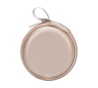 Ginsco Coque rigide mini-portable pour écouteurs Apple EarPods avec port USB-C/Samsung Galaxy, étui de voyage pour écouteurs (1, or rose)