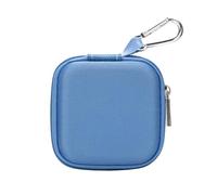 Ginsco Coque rigide mini-portable pour écouteurs filaires Apple/Samsung Galaxy, écouteurs filaires USB-C, étui de voyage pour écouteurs (1, bleu)