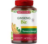 Superdiet Complément alimentaire Ginseng Panax CA Meyer Bio – 150 gélules