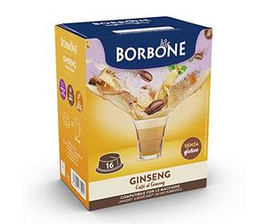 GINSENG CAFFÈ BORBONE - 16 CAPSULES COMPATIBLES A MODO MIO 8.5g