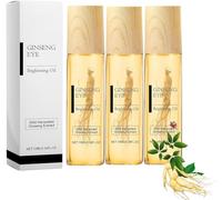 Ginseng Eye Oil Roller, Ginseng Eye Brightening Oil Roll On,Ginseng Under Eye Roller Oil Essense,Anti-Wrinkle Eye Serum for Dark Circles Fine Lines and Wrinkles (3pcs)