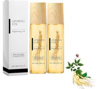 Ginseng Eye Oil Roller, Ginseng Eye Brightening Oil Roll On,Ginseng Under Eye Roller Oil Essense,Anti-Wrinkle Eye Serum for Dark Circles Fine Lines and Wrinkles (2pcs)