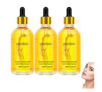 Ginseng Face Serum, Nourishing Hydration Softening Hydration Easily Absorbed Fresh Face Moisturising Essence, Wrinkles & Reduce Fine Lines, Hydrate & Moisturise For all Skin (3PCS)