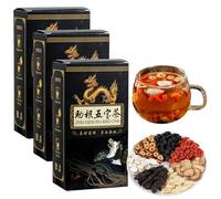 Ginseng Five Treasures Kidney Care Tea, KidneyTea Formula Ginseng Five Treasure Tea, Men’s Herbal Teas, Chinese Herbal Kidneys Teas Bag for Men (3)