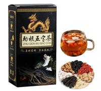 Ginseng Five Treasures Kidney Care Tea, KidneyTea Formula Ginseng Five Treasure Tea, Men’s Herbal Teas, Chinese Herbal Kidneys Teas Bag for Men (1)