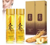 Ginseng Lot de 2 sérums anti-rides au ginseng Polypeptide Essence anti-âge, peptide anti-rides, sérum de ginseng, 120 ml, soin du visage pour tous les types de peau