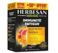 Ginseng Panax, Gelée royale, Acérola bio - énergie - Format promo- Ampoules