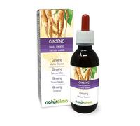 Ginseng (Panax ginseng) racines Teinture Mère sans alcool Naturalma - Extrait liquide gouttes 120 ml - Complément alimentaire - Végétalien ou végan