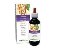Ginseng (Panax ginseng) racines Teinture Mère sans alcool Naturalma - Extrait liquide gouttes 200 ml - Complément alimentaire - Végétalien ou végan