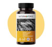 Ginseng Rouge Bio de Corée en Gélules Végétales - Naturel & Titré à 15% de Ginsénosides - Aide à Réduire la Fatigue - Tonus & Concentration - Analysé et Conditionné en France - 90 Gélules Végétales