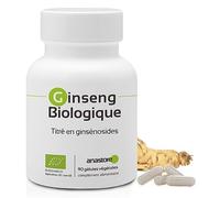 GINSENG ROUGE BIOLOGIQUE * 200 mg / 90 gélules végétales * Titré à 15% en ginsénosides totaux * Cardiovasculaire, Energie, Équilibre émotionnel, Vitalité