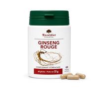 Ginseng Rouge de Corée | Aphrodisiaque Naturel | Tonus, Vitalité, Fatigue | Performances Cognitives | 60 Gélules | Fabriqué en France