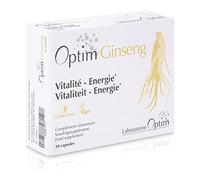 Ginseng Rouge de Corée Premium 30 Gélules | Panax Ginseng HRG80™ Cultivé en Belgique | Énergie Naturelle & Vitalité | Ginsénosides 12.5mg | Complément Alimentaire Homme & Femme | Optim