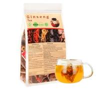 Ginseng Six Treasure Tea, Organic Natural Six Treasure Teas for Daily Wellness, Ginseng, Mulberry, Goji Berry, Red Date | 30 Tea Bags for Men & Women (1 Pack)