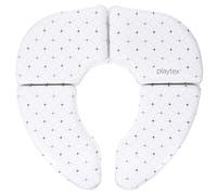 Ginsey Playtex Siège de toilette rembourré et pliable Blanc