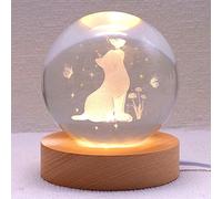 Ginsso Lampe chat de 3,15 pouces - Veilleuse pour enfants - Cadeau de chat - Télécommande - 16 changements de couleur - Intensité variable - Cadeau de Noël pour fille et garçon