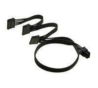 Gintai Modulaire Source de Courant PCI-e 6 Broches à 3X 15 Broches PSU SATA Disque Dur Adaptateur Secteur Câble pour Seasonic Connecteur du câble d'alimentation