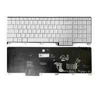 GinTai Clavier américain avec rétroéclairage RVB de rechange pour Dell Alienware 17 R5/Area 51m R1 AWAR51M-7350WHT 62W10 062W10 PK132F11B00 NSK-EYBBC