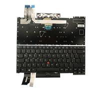 Gintai Clavier Italien Italiano Langue Italienne rétroéclairé pour Lenovo Thinkpad T490s 20NX 20NY, T495s 20QJ 20QK, X1 Extreme 1st 2nd Gen, P1 Gen 1 2 06634A 06634B SN20R58785 Keyboard Backlit