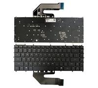 GinTai Clavier US rétroéclairé pour ordinateur portable Dell Alienware x15 R1 PK133042A01 05C5XP