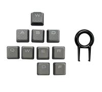 Gintai Commutateur de clavier de jeu mécanique FPS KeyCaps avec rétroéclairage de rechange pour Cherry MX Gris