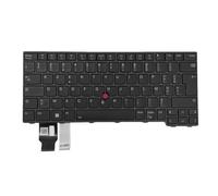 Gintai Keyboard Clavier Layout pour Lenovo ThinkPad T14s P14s L14 (Gen 3 /Gen 4) Keyboard Backlit Laptop Clavier rétroéclairé, Noir (Français/FR)