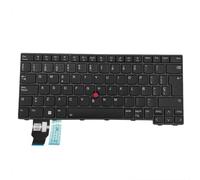 Gintai Keyboard Clavier Layout pour Lenovo ThinkPad T14s P14s L14 (Gen 3 /Gen 4) Keyboard Backlit Laptop Clavier rétroéclairé, Noir (Espagnol/SP)